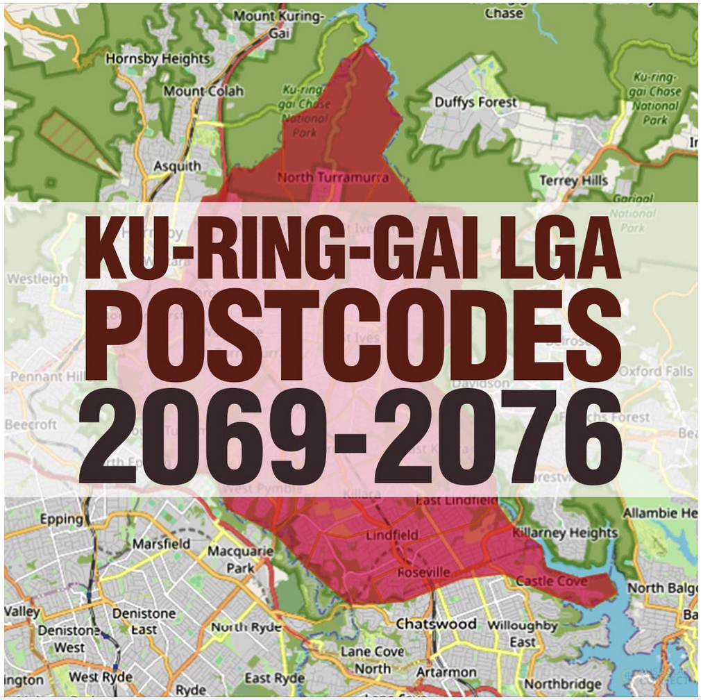 Ku-ring-gai postcodes